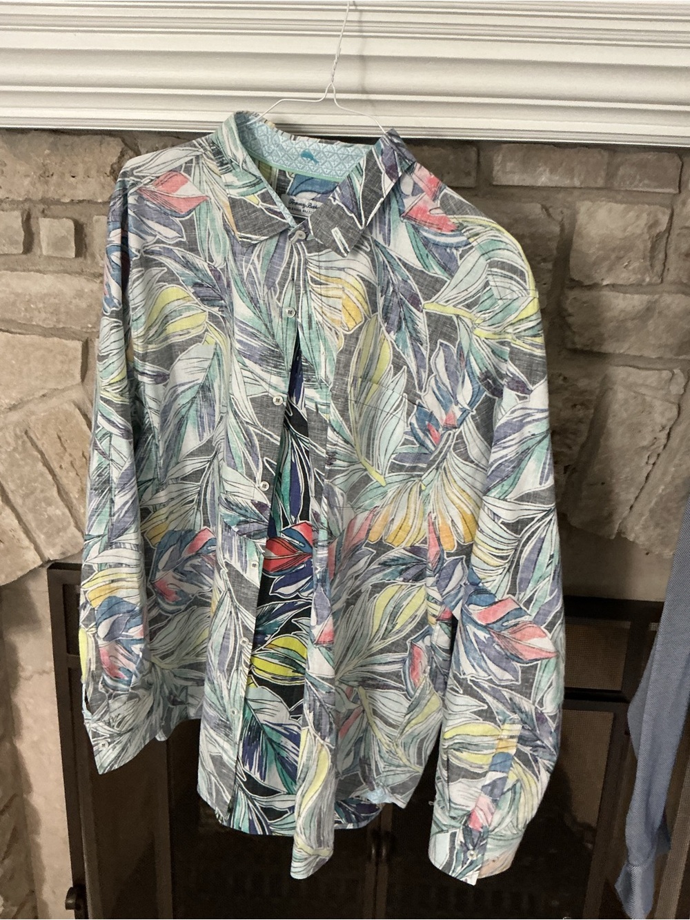Tommy Bahama Multicolor Tropical Leaf Shirt